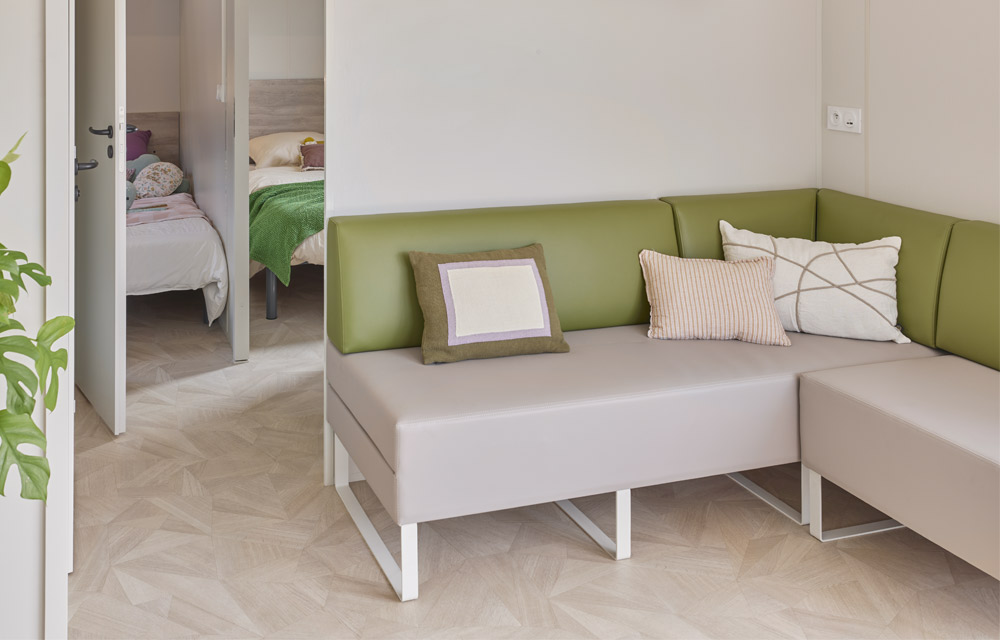 Sellerie intérieure d'un mobil-home